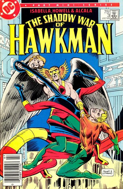 The Shadow War of Hawkman "My Worlds Opposed!" |  Issue#3B | Year:1985 | Series: JLA | Pub: DC Comics | Newsstand Edition