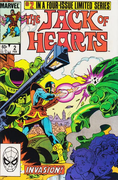 Jack of Hearts Heart To Heart |  Issue#2A | Year:1984 | Series:  | Pub: Marvel Comics | Direct Edition