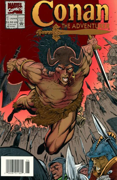 Conan the Adventurer Barbarians At The Gate! |  Issue#1B | Year:1994 | Series: Conan | Pub: Marvel Comics | Newsstand Edition