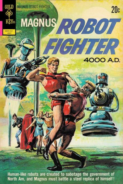 Magnus Robot Fighter 4000 A.D. (Gold Key) Operation Disguise |  Issue#32B | Year:1972 | Series: Magnus Robot Fighter | Pub: Western Publishing Co. | 20¢ Cover Price Variant