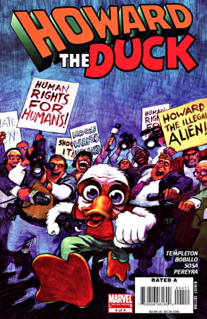 Howard the Duck, Vol. 3 Sliding Into Home |  Issue#4 | Year:2008 | Series: Howard the Duck | Pub: Marvel Comics |