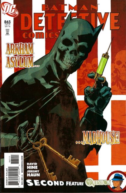 Detective Comics, Vol. 1 Beneath the Mask, Part Two: Face Off! / Pipeline, Chapter Two: Part Six |  Issue#865A | Year:2010 | Series: Detective Comics | Pub: DC Comics | Direct Edition