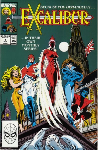 Excalibur, Vol. 1 Warwolves of London! |  Issue#1A | Year:1988 | Series: Excalibur | Pub: Marvel Comics |