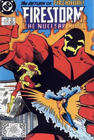 Firestorm, the Nuclear Man, Vol. 2 (1982-1990) Heart Of Fire |  Issue#76A | Year:1988 | Series: Firestorm | Pub: DC Comics |