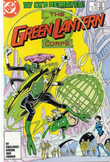 Green Lantern, Vol. 2 I Think, Therefore... |  Issue#214A | Year:1987 | Series: Green Lantern | Pub: DC Comics | Direct Edition