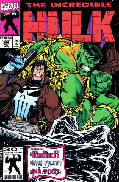 The Incredible Hulk, Vol. 1 Frost Bite |  Issue#396A | Year:1992 | Series: Hulk | Pub: Marvel Comics |