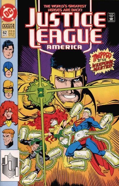 Justice League / International / America Pawns |  Issue#62A | Year:1992 | Series: Justice League | Pub: DC Comics | Direct Edition