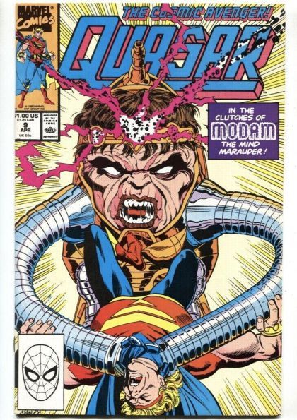 Quasar Have Brain, Will Travel |  Issue#9B | Year:1990 | Series: Quasar | Pub: Marvel Comics | Newsstand Edition