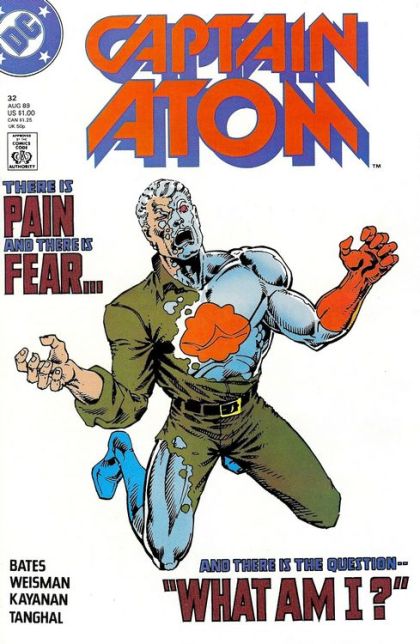 Captain Atom, Vol. 3 Shut Down Hard |  Issue#32A | Year:1989 | Series:  | Pub: DC Comics | Direct Edition