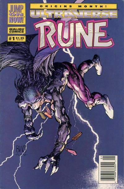 Rune, Vol. 1  |  Issue#1B | Year:1994 | Series: Ultraverse | Pub: Malibu Comics | Newsstand Edition
