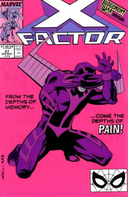 X-Factor, Vol. 1 Judgment War, Interlude: Guardian |  Issue#47A | Year:1989 | Series: X-Factor | Pub: Marvel Comics | Direct Edition