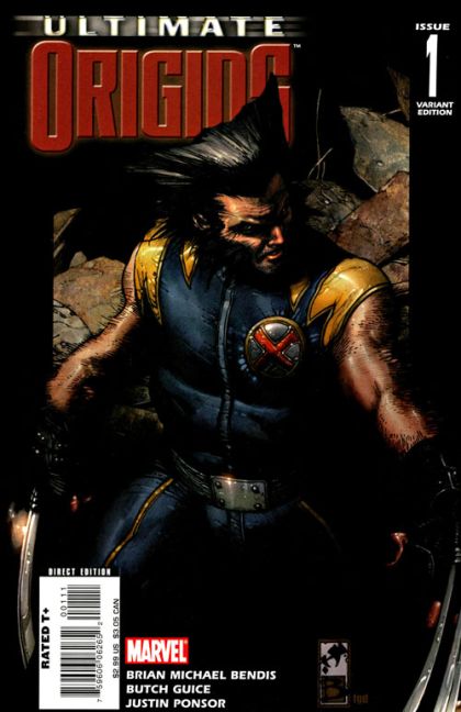 Ultimate Origins Ultimate Origins, Part 1 |  Issue#1B | Year:2008 | Series:  | Pub: Marvel Comics | Wolverine Variant