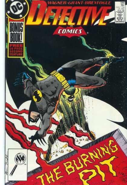 Detective Comics, Vol. 1 Night People, Part 3: The Burning Pit / For the Love of Ivy |  Issue#589A | Year:1988 | Series: Detective Comics | Pub: DC Comics | Direct Edition