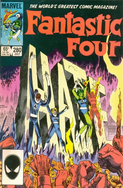 Fantastic Four, Vol. 1 Tell Them All They Love Must Die... |  Issue#280A | Year:1985 | Series: Fantastic Four | Pub: Marvel Comics |