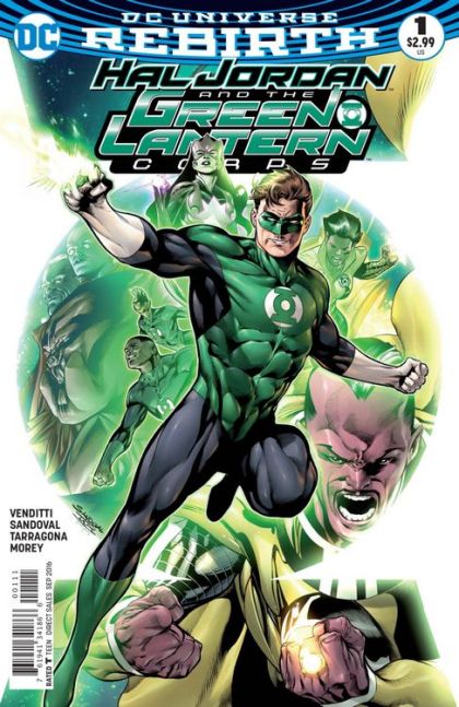 Hal Jordan and the Green Lantern Corps Sinestro's Law |  Issue#1A | Year:2016 | Series: Green Lantern | Pub: DC Comics | Rafa Sandoval Regular