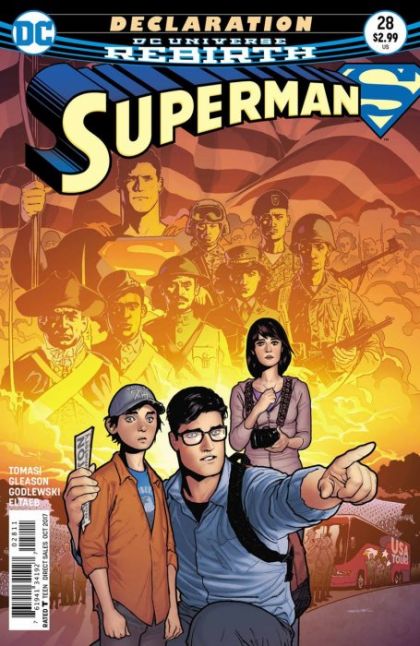 Superman, Vol. 4 Declaration, Independence Day |  Issue#28A | Year:2017 | Series: Superman | Pub: DC Comics | Ryan Sook Regular