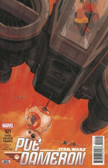 Poe Dameron Legend Found, Part 2 |  Issue#21A | Year:2017 | Series: Star Wars | Pub: Marvel Comics | Regular Phil Noto Cover