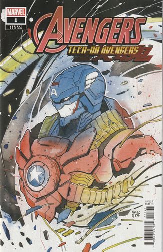 Avengers: Tech-On  |  Issue#1D | Year:2021 | Series:  | Pub: Marvel Comics | Peach Momoko Variant
