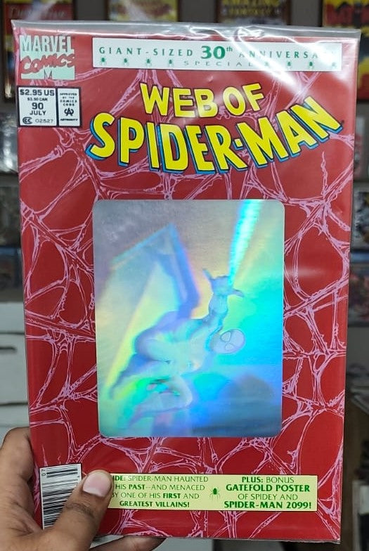 Foil Cover Collector's Edition of Web of Spider Man Issue#90 | Pub: Marvel Comics