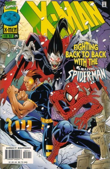 X-Man First Noel |  Issue#24A | Year:1996 | Series: X-Men | Pub: Marvel Comics |