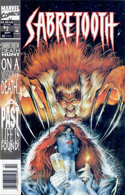Sabretooth, Vol. 1 A Kiss Before Dying |  Issue#2B | Year:1993 | Series: Sabretooth | Pub: Marvel Comics | Newsstand Edition