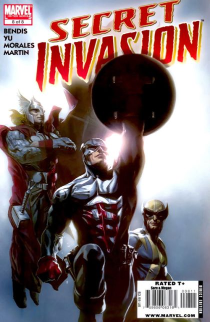 Secret Invasion, Vol. 1 Secret Invasion - Part 8 |  Issue#8A | Year:2008 | Series: Secret Invasion | Pub: Marvel Comics | Regular Gabriele Dell Otto Cover