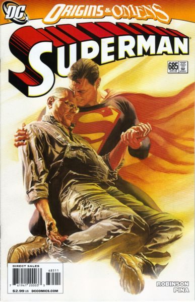 Superman, Vol. 1 Origins & Omens - The Long Goodbye |  Issue#685A | Year:2009 | Series: Superman | Pub: DC Comics | Direct Edition