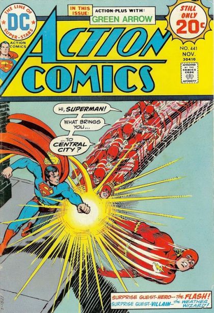 Action Comics, Vol. 1 Weather War Over Metropolis!; The Mystery of the Wandering Dog! |  Issue#441 | Year:1974 | Series:  | Pub: DC Comics |