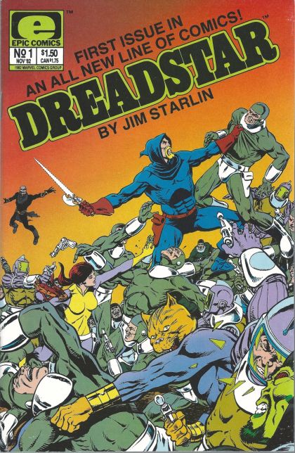 Dreadstar (Epic Comics), Vol. 1 The Quest |  Issue#1 | Year:1982 | Series: Dreadstar | Pub: Marvel Comics |