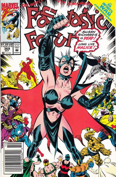 Fantastic Four, Vol. 1 Infinity War - With Malice Toward All! |  Issue#369B | Year:1992 | Series: Fantastic Four | Pub: Marvel Comics | Newsstand Edition