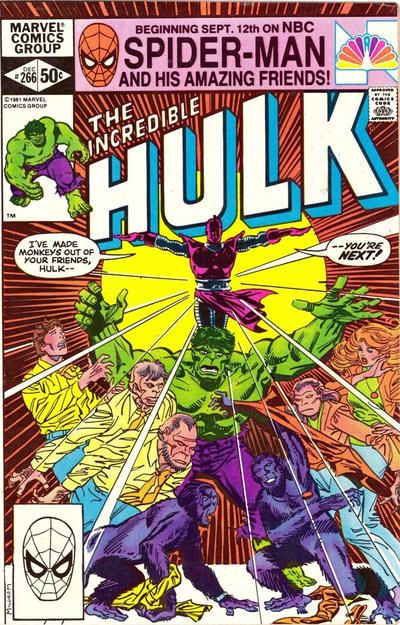 The Incredible Hulk, Vol. 1 Devolution! |  Issue#266A | Year:1981 | Series: Hulk | Pub: Marvel Comics | Direct Edition