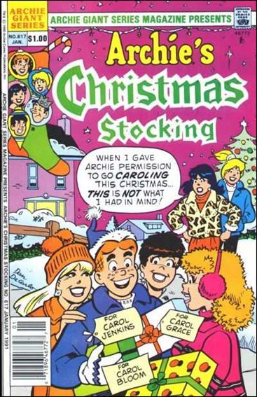 Archie Giant Series Archie's Christmas Stocking |  Issue#617B | Year:1991 | Series:  | Pub: Archie Comic Publications | Newsstand Edition