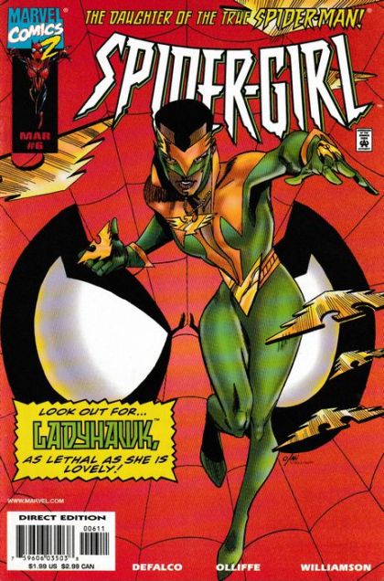 Spider-Girl, Vol. 1 Look Out For Ladyhawk! |  Issue#6A | Year:1999 | Series:  | Pub: Marvel Comics |