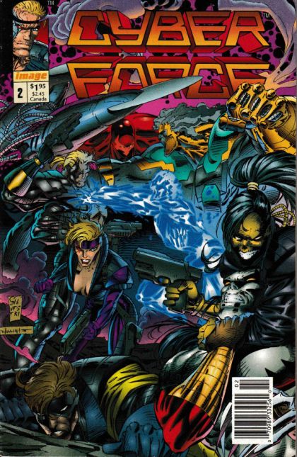 Cyberforce, Vol. 1 The Tin Men Of War, Part 2 |  Issue#2B | Year:1993 | Series: Cyberforce | Pub: Image Comics | Newsstand Edition