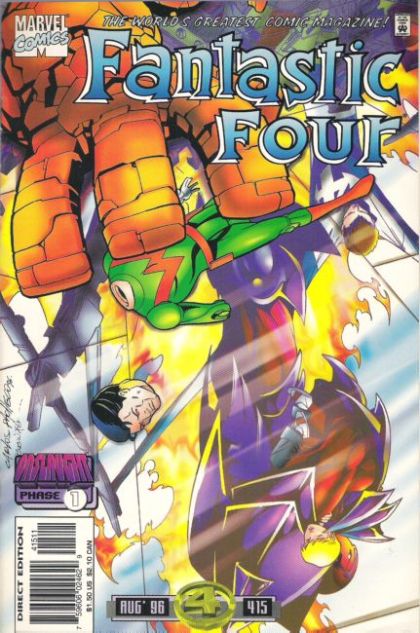 Fantastic Four, Vol. 1 Onslaught - An Enemy Among Us! |  Issue#415A | Year:1996 | Series: Fantastic Four | Pub: Marvel Comics | Direct Edition