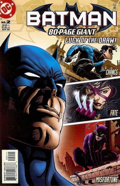 Batman 80-Page Giant Gotham Roulette / Hunting for Answers / The Lucky Break / Footsteps / In Clover / Lucky's Seven / A Run of Bad Luck |  Issue#2 | Year:1999 | Series: Batman | Pub: DC Comics |