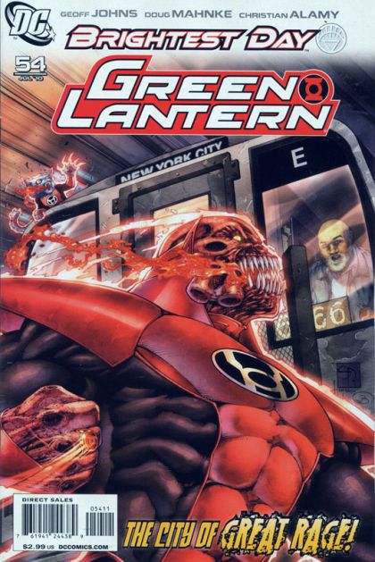 Green Lantern, Vol. 4 Brightest Day - The New Guardians, Chapter Two |  Issue#54A | Year:2010 | Series: Green Lantern | Pub: DC Comics | Shane Davis Regular