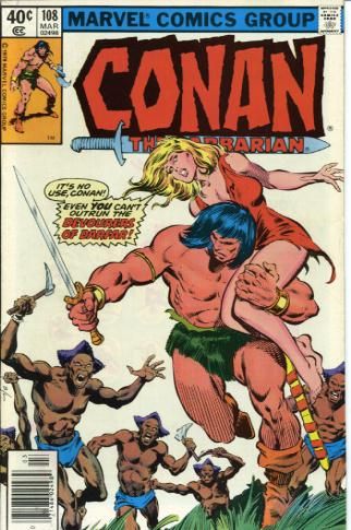 Conan the Barbarian, Vol. 1 The Moon-Eaters of Darfar! |  Issue#108B | Year:1980 | Series: Conan | Pub: Marvel Comics |