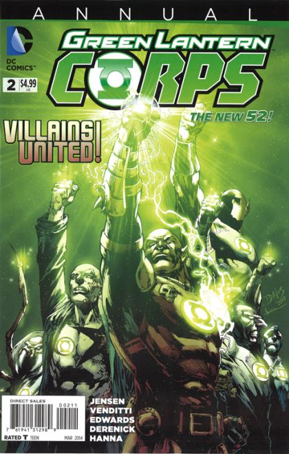 Green Lantern Corps, Vol. 2 Annual Enemies Closer |  Issue#2 | Year:2014 | Series: Green Lantern | Pub: DC Comics | Ed Benes Regular