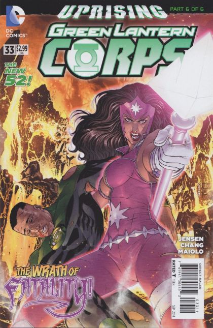 Green Lantern Corps, Vol. 2 Uprising - Uprising, Part 6: Fatale |  Issue#33A | Year:2014 | Series: Green Lantern | Pub: DC Comics | Francis Portela Regular
