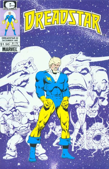 Dreadstar (Epic Comics), Vol. 1 The Hunted |  Issue#22 | Year:1985 | Series: Dreadstar | Pub: Marvel Comics |