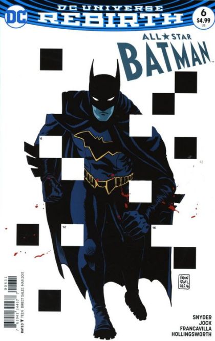 All-Star Batman Ends of the Earth, Part 1 / The Cursed Wheel Part 5 |  Issue#6C | Year:2017 | Series: Batman | Pub: DC Comics | Variant Francesco Francavilla Cover