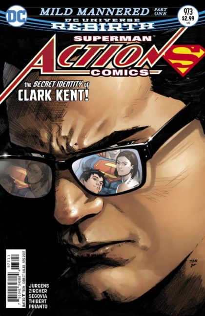 Action Comics, Vol. 3 Mild Mannered, Part One |  Issue#973A | Year:2017 | Series: Superman | Pub: DC Comics | Clay Mann Regular