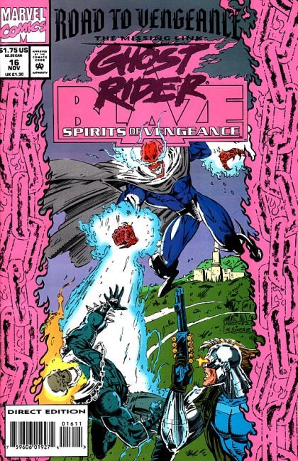 Ghost Rider / Blaze: Spirits of Vengeance Road To Vengeance: The Missing Link - Part 6: Zarathos |  Issue#16A | Year:1993 | Series:  | Pub: Marvel Comics | Direct Edition