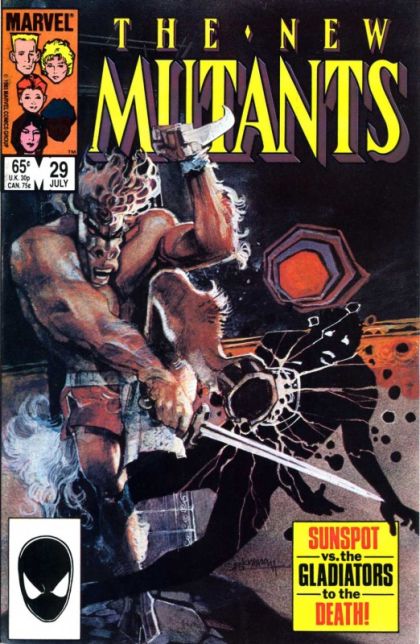 New Mutants, Vol. 1 Meanwhile, Back at the Mansion.. |  Issue#29A | Year:1985 | Series: New Mutants | Pub: Marvel Comics | Direct Edition