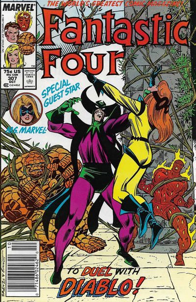 Fantastic Four, Vol. 1 Good-Bye! |  Issue#307B | Year:1987 | Series: Fantastic Four | Pub: Marvel Comics |