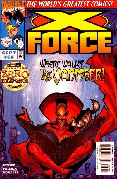 X-Force, Vol. 1 Operation: Zero Tolerance - Roadside Attractions |  Issue#69A | Year:1997 | Series: X-Force | Pub: Marvel Comics |