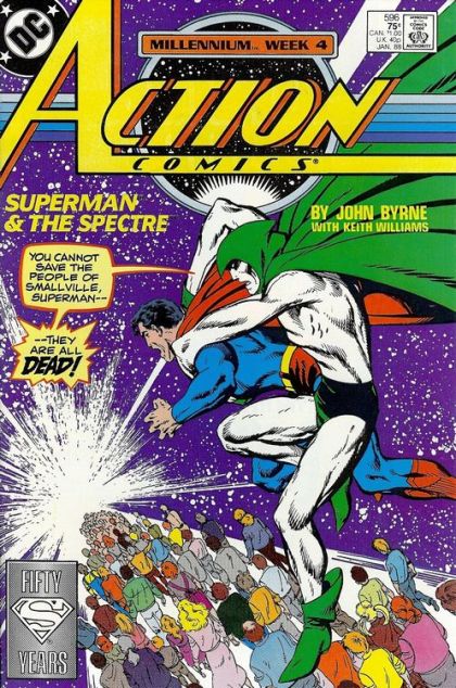 Action Comics, Vol. 1 Millennium - Week 4: Hell is Where the Heart is... |  Issue#596A | Year:1987 | Series:  | Pub: DC Comics | Direct Edition