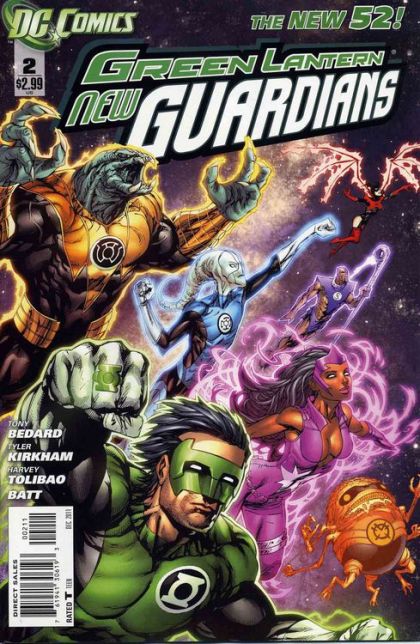 Green Lantern: New Guardians Part Two |  Issue#2 | Year:2011 | Series: Green Lantern | Pub: DC Comics | Tyler Kirkham Regular