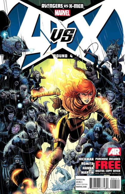 Avengers vs. X-Men Avengers vs. X-Men - Round 4 |  Issue#4A | Year:2012 | Series: Avengers | Pub: Marvel Comics | Jim Cheung Regular